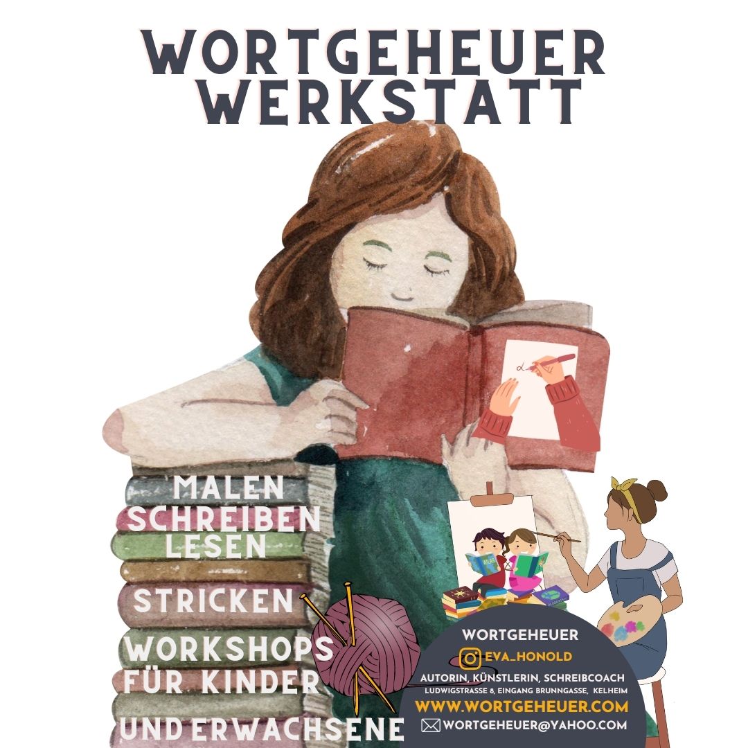 Kulturfreitag in der Wortgeheuerwerkstatt 21.4. Jahresprogramm Wortgeheuer Wortgeheuerwerkstatt Kelheim Eva Honold 2023