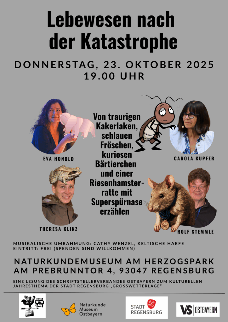 Lebewesen nach der Katastrophe 1 VS Ostbayern liest über Lebewesen nach der Katastrophe