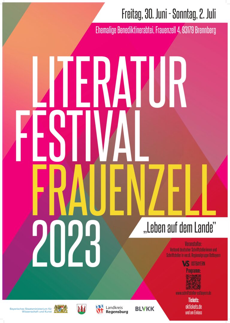 Literaturfestival Frauenzell vom 30.6. bis 2.7.