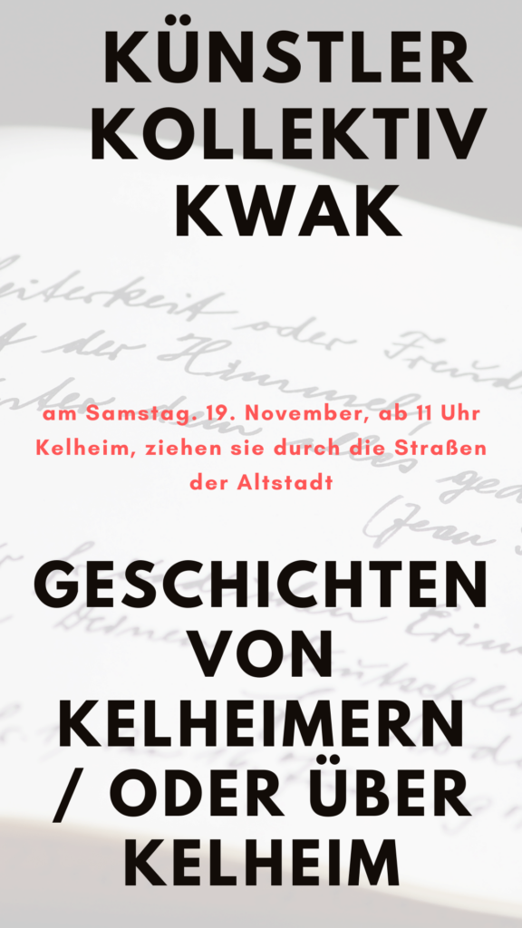 KWAK liest in Kelheims Straßen