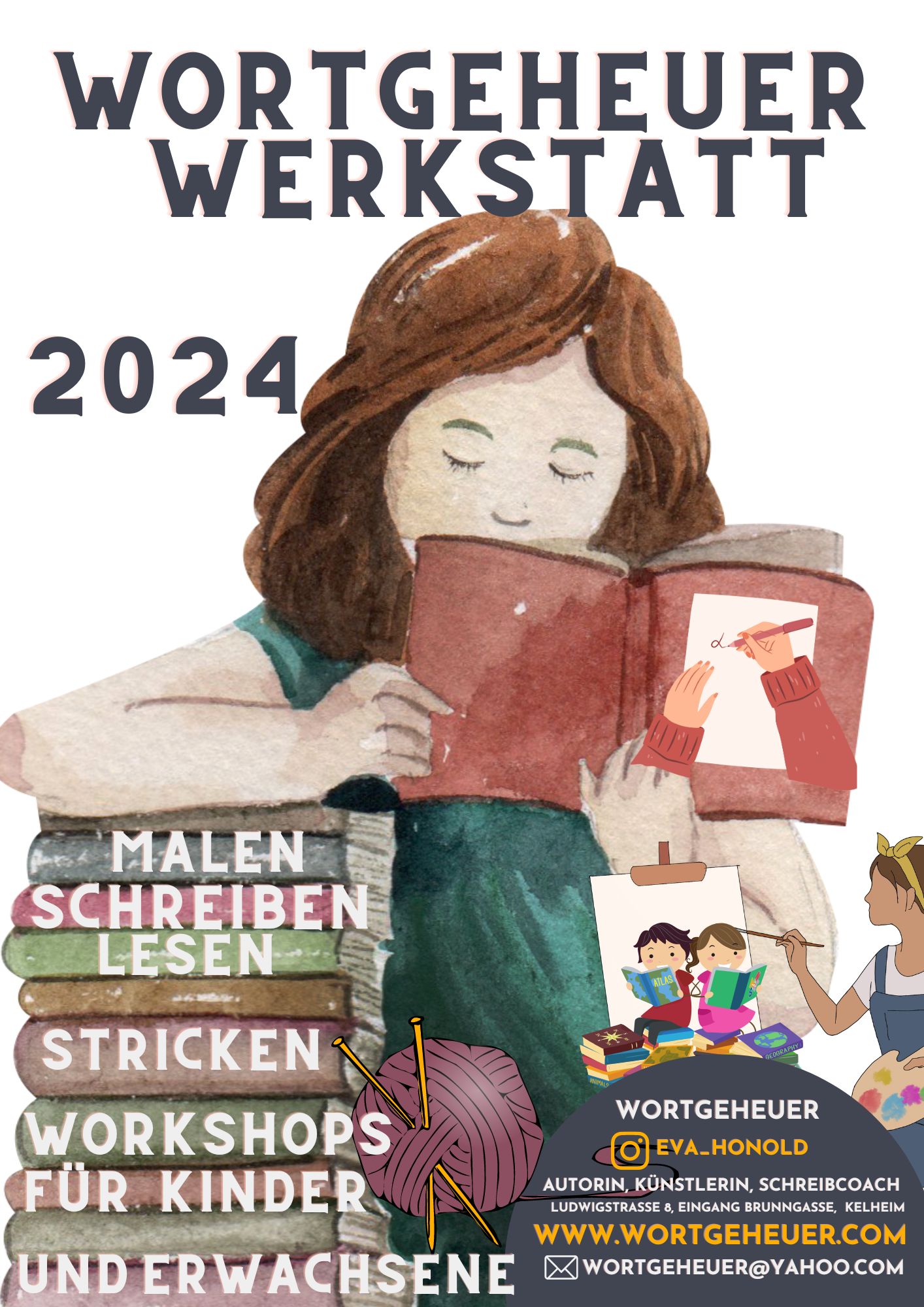 Termine vom Wortgeheuer in der Wortgeheuerwerkstatt und andernorts 2024